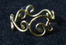 Gold Spiral Ring
