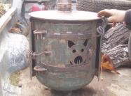 Stove built for Wayn's trailer Older shop jobs 080.jpg