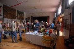 Inside hall at Fall Fair