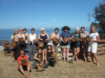 Bull kelp basket workshop