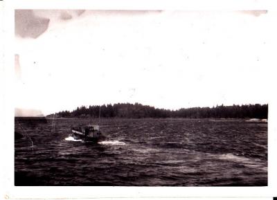 Dick Smith's Barge, False Bay 1951-52