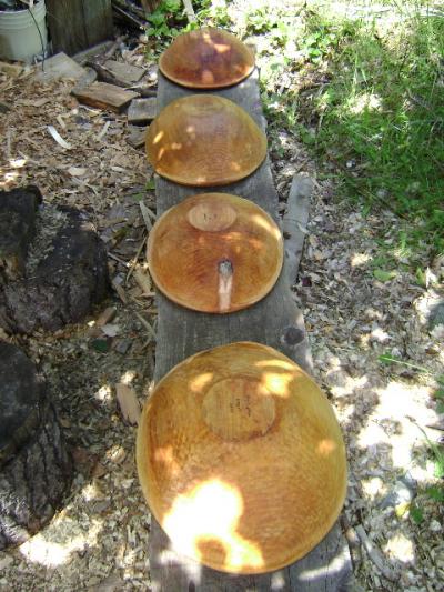 Large Alder Bowls