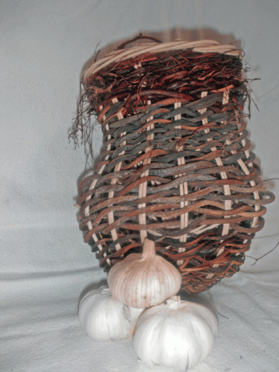 Finished Garlic Basket