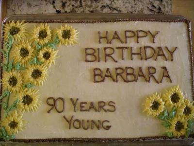 Happy Birthday Barbara