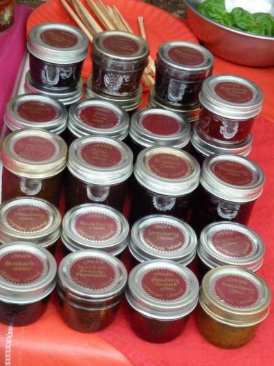 Josie sells jams and jellies