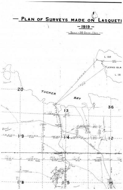 Tucker Bay Survey, 1919 