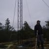 30' of new LIAS tower up on Higgin's Island,5.12.2011