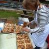 Bon's cinnamon buns at the Saturday market