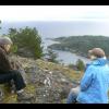 Al and Sheila looking over Jenkins Island